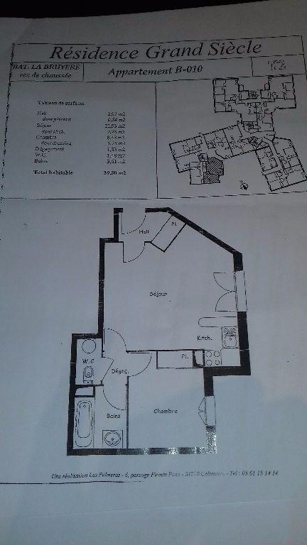 Appartement - 39 m² - 2 pièces