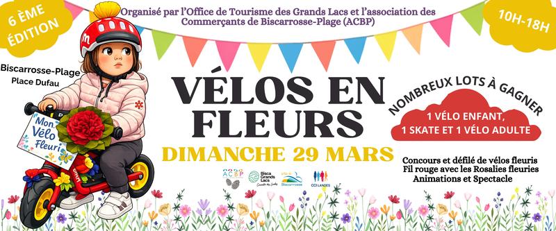 Vélos en fleurs