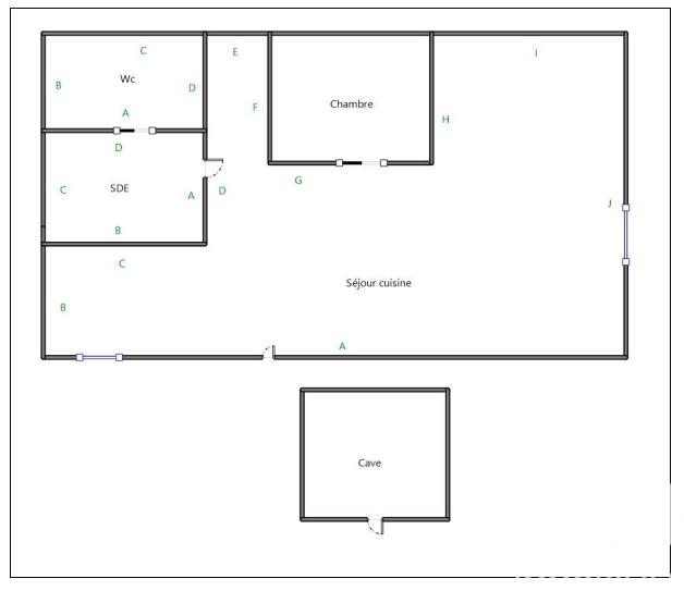 Appartement - 28 m² - 2 pièces