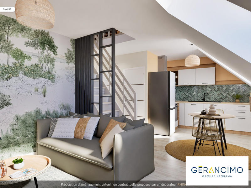 Appartement - 32 m² - 2 pièces