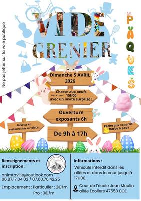 Vide grenier de pâques
