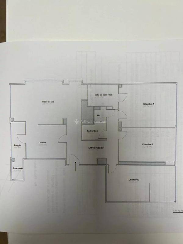 Appartement - 84 m² - 4 pièces