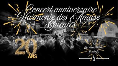 Concert anniversaire de l'Harmonie des Amuse-Gueules