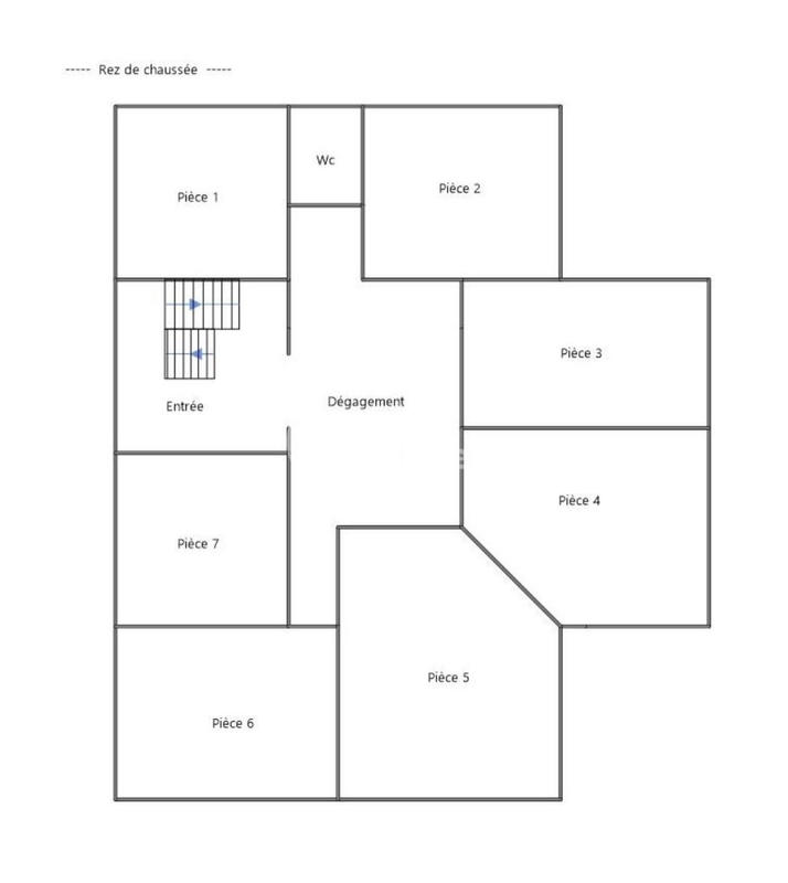 Maison ancienne - 224 m² - 12 pièces