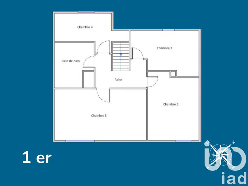 Maison - 90 m² - 6 pièces