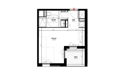 Appartement - 27 m² - 1 pièce