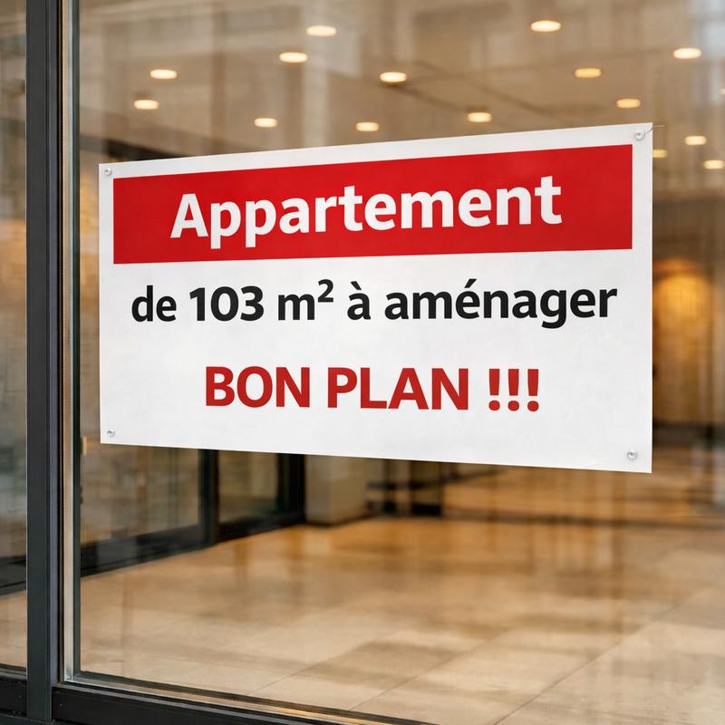 Appartement - 103 m² - 1 pièce