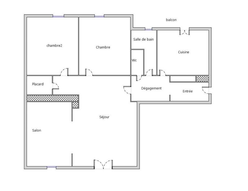 Appartement - 76 m² - 4 pièces