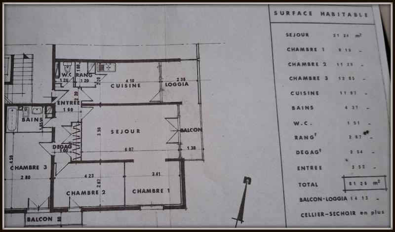 Appartement - 80 m² - 4 pièces