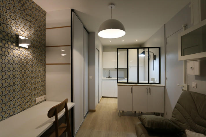 Studio - 14 m² - 1 pièce