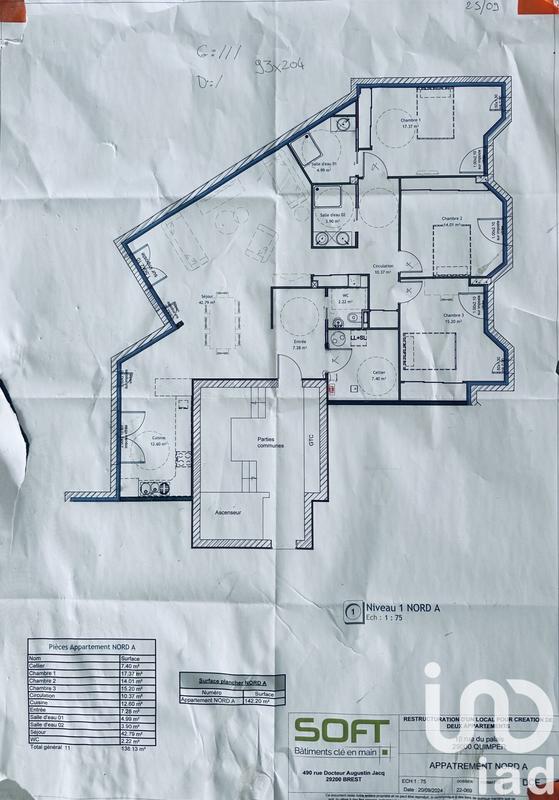 Appartement - 138 m² - 5 pièces