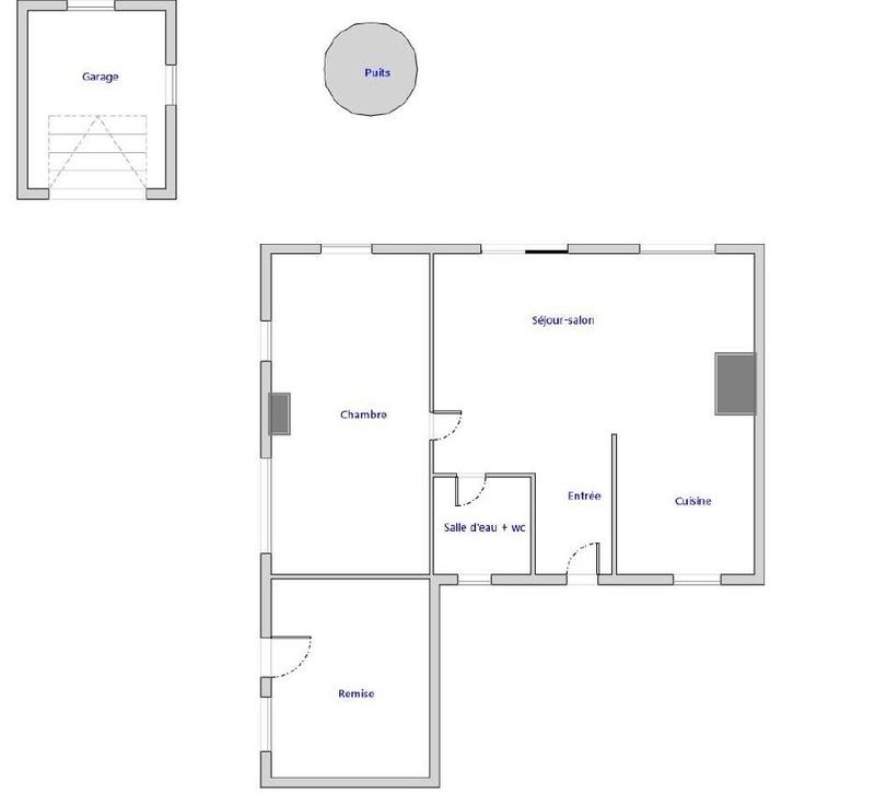 Maison - 85 m² - 3 pièces