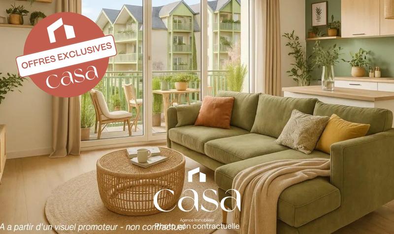 Appartement - 59 m² - 3 pièces