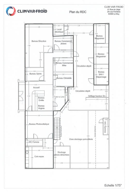 Local commercial - 1 150 m²