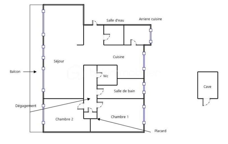 Appartement - 73 m² - 3 pièces