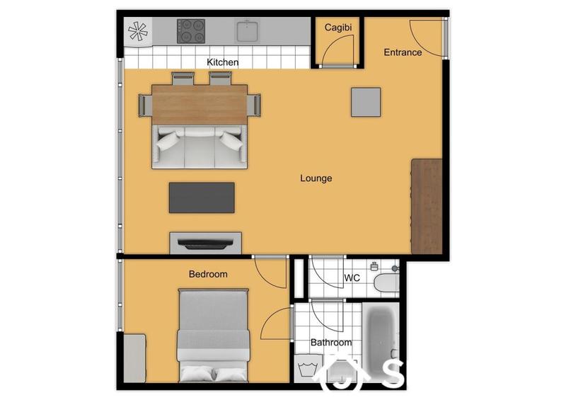 Appartement - 43 m² - 2 pièces