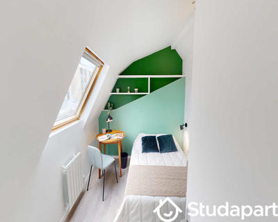 Chambre - 60 m² - 1 pièce