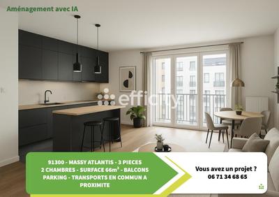 Appartement - 66 m² - 3 pièces