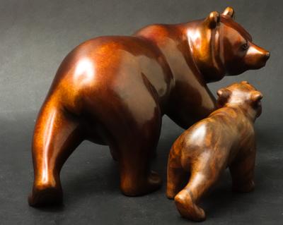 Exposition de sculptures bois et bronze