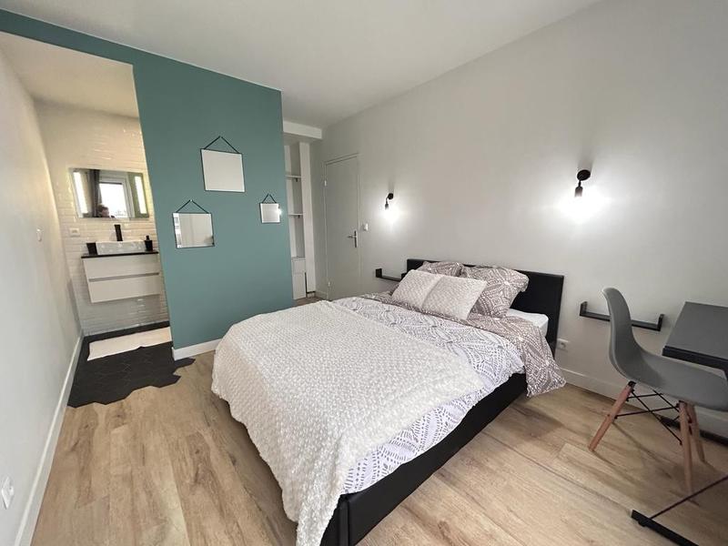 Chambre - 9 m² - 1 pièce