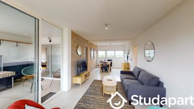 Chambre - 11 m² - 1 pièce