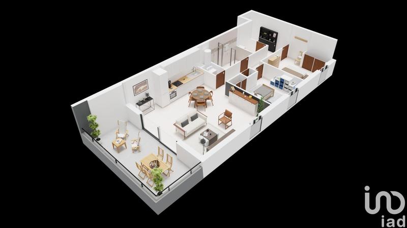 Appartement - 70 m² - 3 pièces