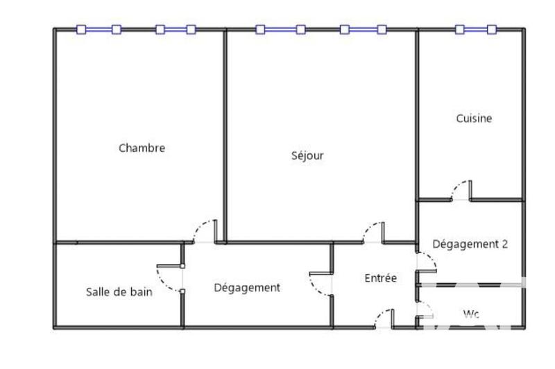 Appartement - 49 m² - 2 pièces