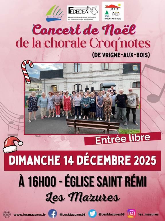 Concert de la chorale Croq'notes