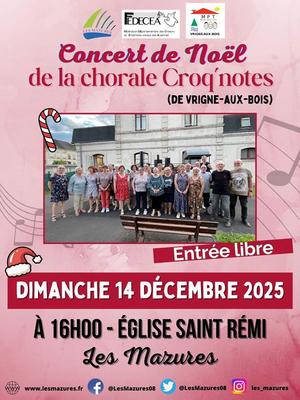 Concert de la chorale Croq'notes