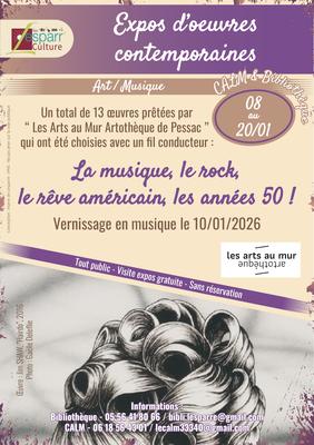 Exposition d'œuvres contemporaines