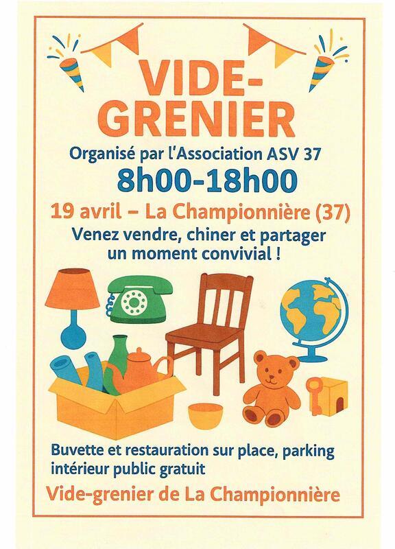 4ème vide grenier de la championnière
