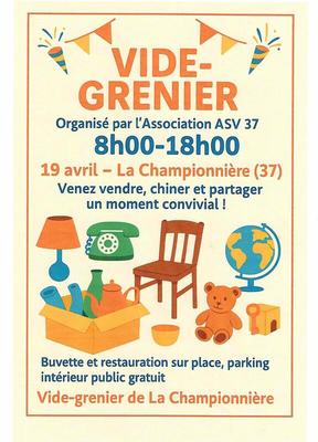 4ème vide grenier de la championnière