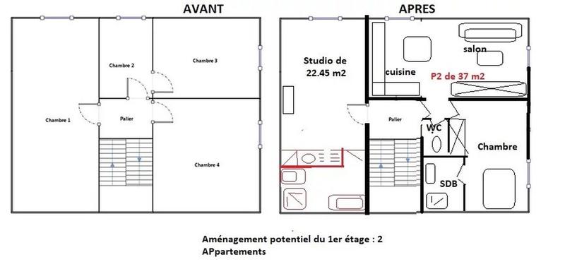Maison de village - 185 m² - 6 pièces
