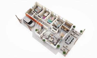 Maison - 101 m² - 5 pièces