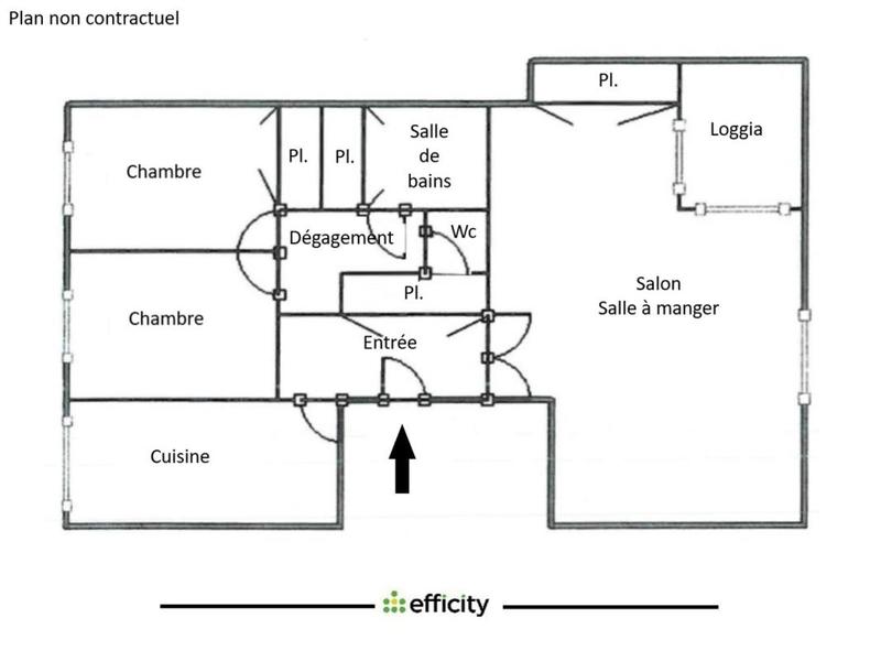 Appartement - 93 m² - 4 pièces