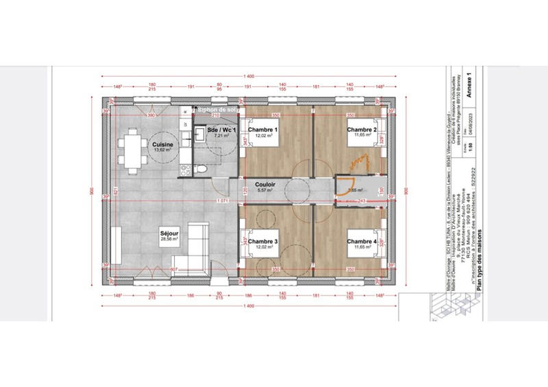 Maison - 106 m² - 6 pièces