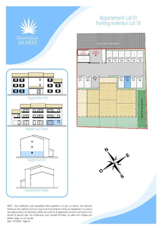 Appartement - 63 m² - 3 pièces