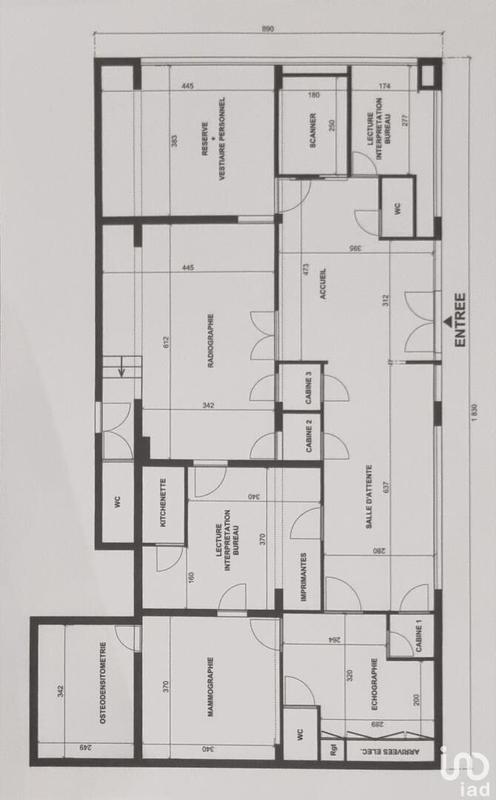 Local commercial - 147 m² - 10 pièces