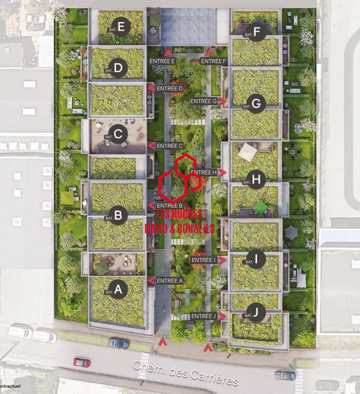 Appartement - 59 m² - 3 pièces