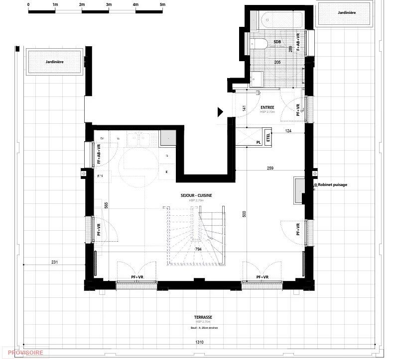 Appartement - 95 m² - 5 pièces