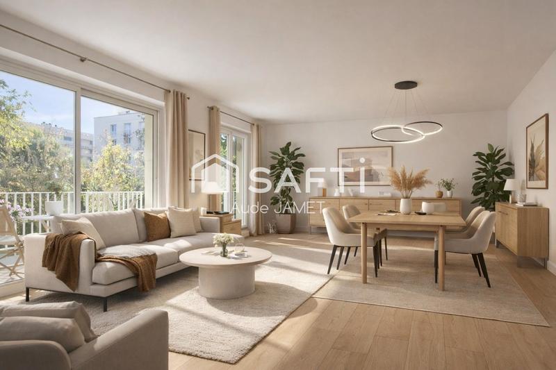 Appartement - 102 m² - 5 pièces