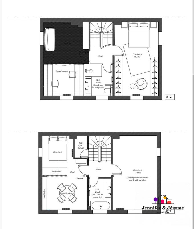 Maison - 151 m² - 7 pièces