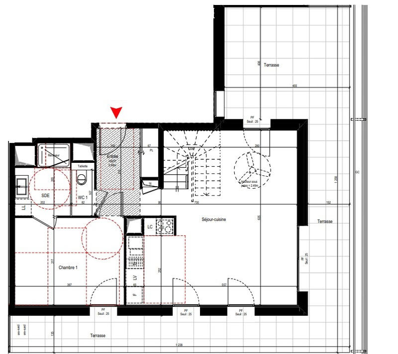 Appartement - 115 m² - 5 pièces