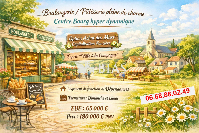 Fonds de commerce - 110 m²