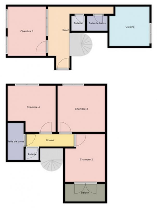 Chambre - 24 m² - 4 pièces