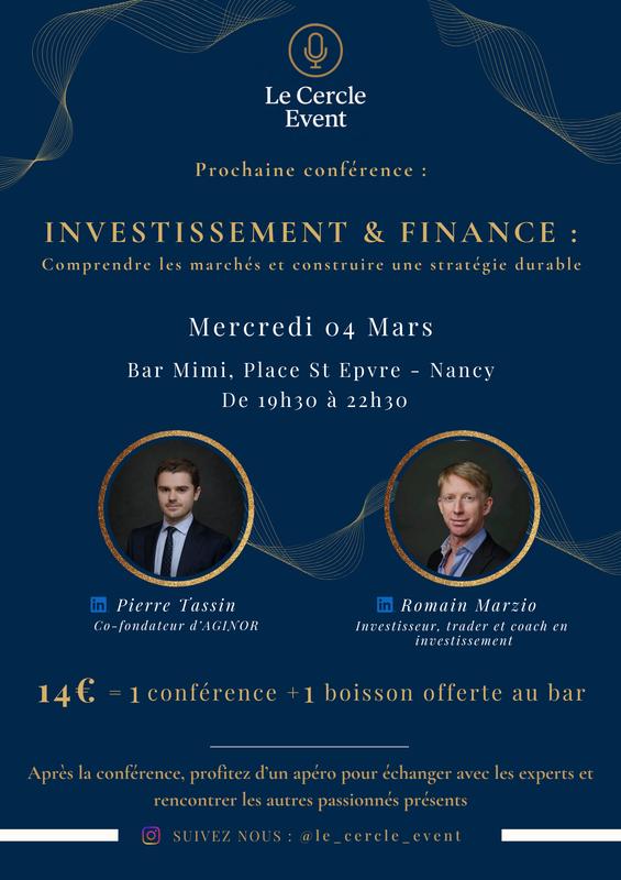Conférence - le Cercle Event - Comprendre les marchés et construire une stratégie durable