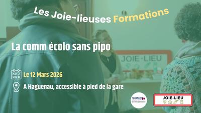 Formation "La comm écolo sans pipo"