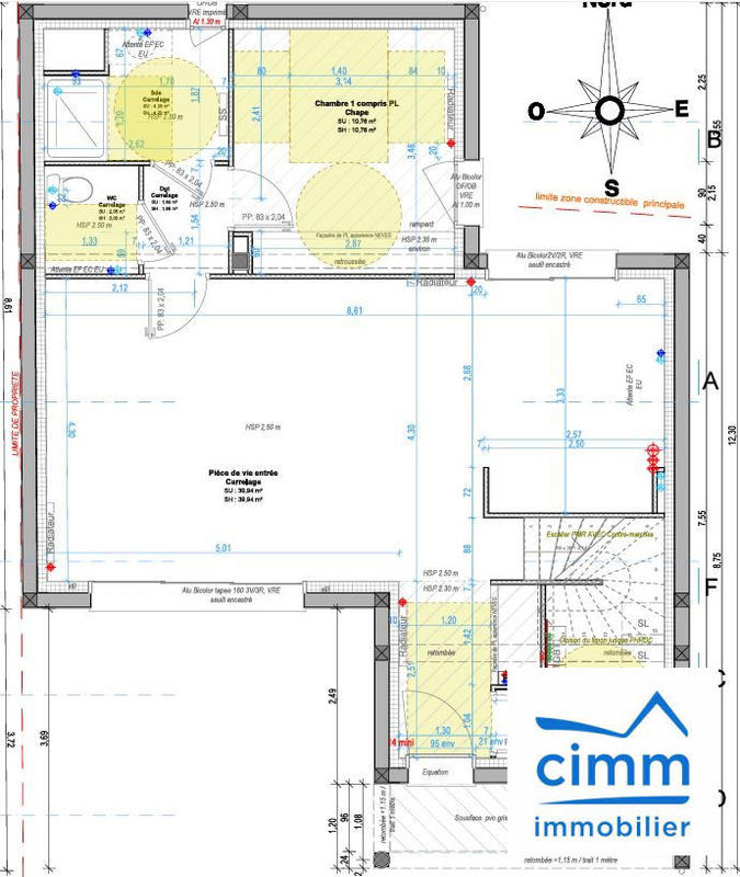 Maison contemporaine - 109 m² - 5 pièces