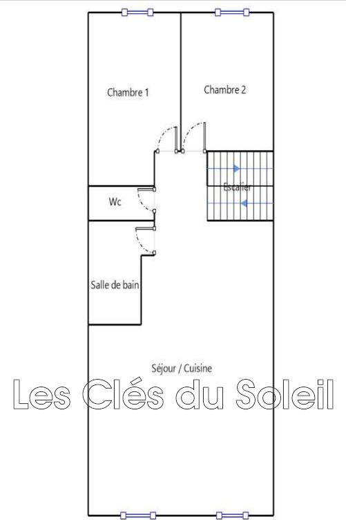 Maison de ville - 130 m² - 6 pièces