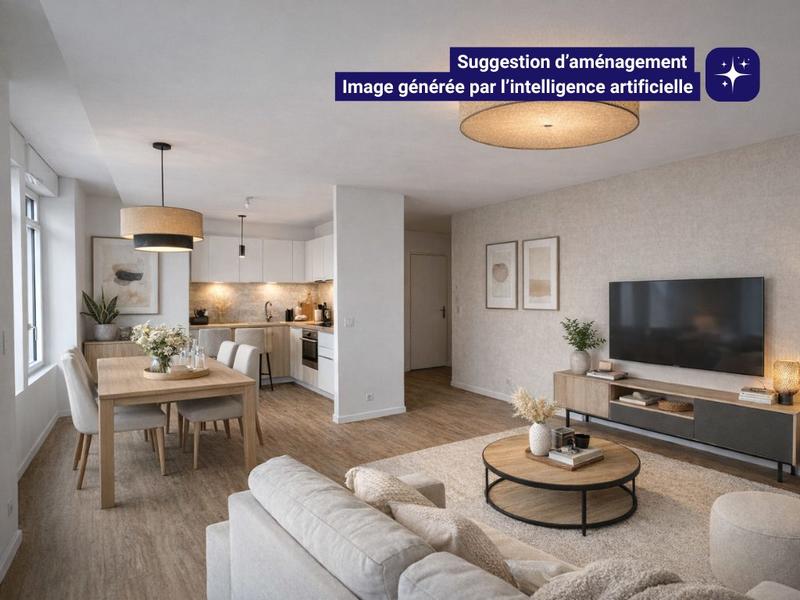 Appartement - 68 m² - 3 pièces